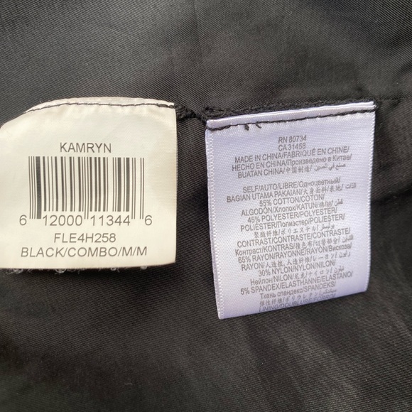 BCBGMaxAzria Blazer Women size M Jacket Single Breast Print Classic Kamryn - Picture 5 of 5